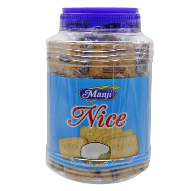 Manji Nice Biscuit 1Kg Jar